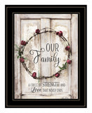 Our Family 2 Black Framed Print Wall Art