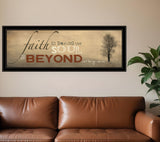 Sepia Tree Black Framed Print Wall Art