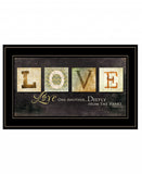 Love One Another 3 Black Framed Print Wall Art