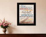 Hey Batter Batter 2 Black Framed Print Wall Art