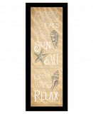 Close Your Eyes 1 Black Framed Print Wall Art