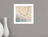 Marriage is a Beach 2 White Framed Print Wall Art