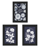 Set Of Three Its Beautiful to Be Different Black Framed Print Wall Art
