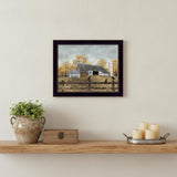 A Casual Conversation 1 Black Framed Print Wall Art