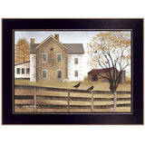 Autumn Afternoon Black Framed Print Wall Art