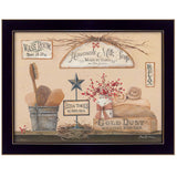 Wash Room 1 Black Framed Print Bathroom Wall Art