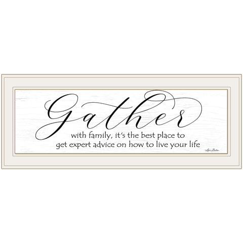 Expert Advice 1 White Framed Print Wall Art