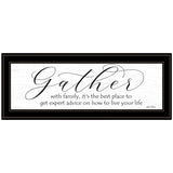 Expert Advice 2 Black Framed Print Wall Art