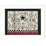 Bathroom 7 White Framed Print Bathroom Wall Art