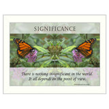 Significance 2 White Framed Print Wall Art