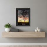 Passion 1 Black Framed Print Wall Art