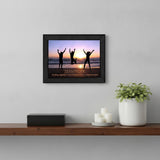 Teamwork Black Framed Print Wall Art