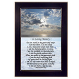 In Loving Memory 2 Black Framed Print Wall Art