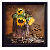 Choose to Shine Black Framed Print Wall Art