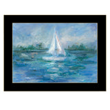 A Day In the Life 1 Black Framed Print Wall Art