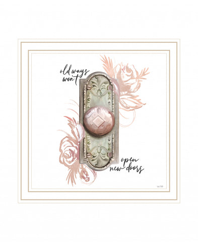 Old Ways in Blush 2 White Framed Print Wall Art