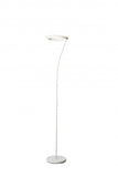 73" White LED Torchiere Floor Lamp With White