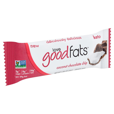 LVEGOODFAT CHOC CHP CNUT ( 12 X 1.38 OZ   )