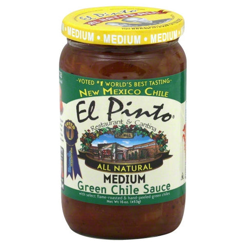 El Pinto Medium Green Chili Sauce (6x16 Oz)
