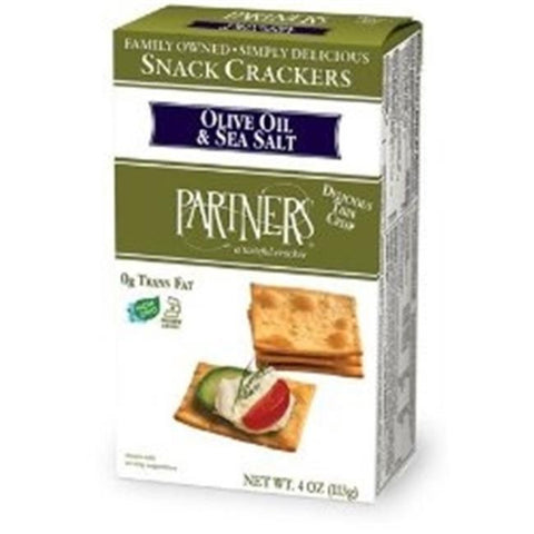 PRTNRS OLV/OIL SSLT CRKR ( 6 X 4 OZ   )