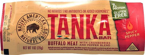 Tanka Natural Buffalo Cranberry Hot Bar (12x1 Oz)