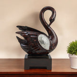 17" Marbleized Cherry Brown Dove Figurine Sculpture