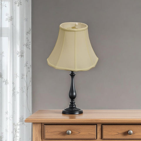 14" Ivory Octagon Monay Shantung Lampshade