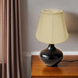 16" Antique White Slanted Empire Monay Shantung Lampshade