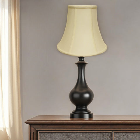 14" Ivory Premium Bell Monay Shantung Lampshade