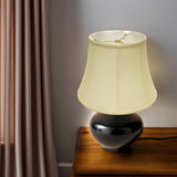 16" Antique White Altered Bell Monay Shantung Lampshade
