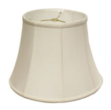 White Monay Shantung Silk Bell Lamp Shade