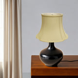 13" Antique White Reversed Oval Monay Shantung Lampshade