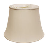 16" Biege Sloped Euro Bell Pongee Shantung Lampshade