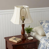 White Monay Shantung Silk Square Lamp Shade