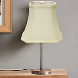 16" Ivory Slanted Rectangle Bell Monay Shantung Lampshade