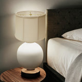 17" Off White Throwback Drum Linen Lampshade