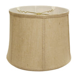 Gold Burlap Drum Lamp Shade