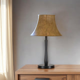 12" Faux Snakeskin Slanted Softback Parchment Lampshade