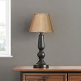 8" Pale Brown Empire Hardback Slanted No Slub Lampshade