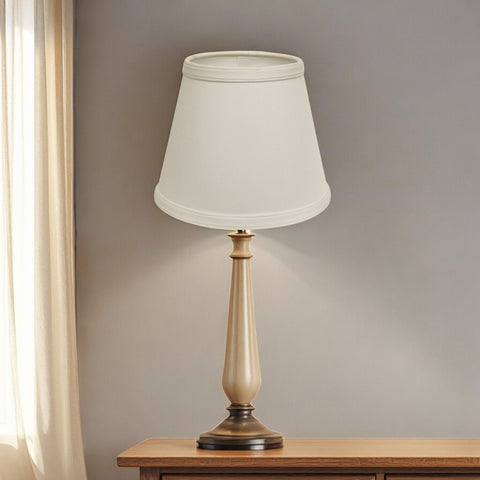 12" White Hardback Empire Slanted Slanted No Slub Lampshade