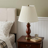 19" White Empire Slanted Broadcloth Lampshade