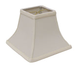 Ivory No Slub Innsbruck Square Lamp Shade