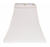 12" White Squre Bell No Slub Lampshade