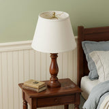 16" White Empire Deep Slanted No Slub Lampshade