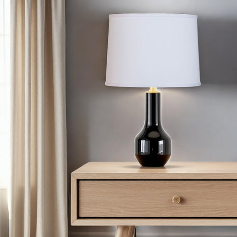 14" White Throwback Drum No Slub Lampshade