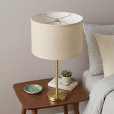 Light Yellow Linen Oval Lamp Shade