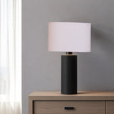 14" White Throwback Oval No Slub Lampshade