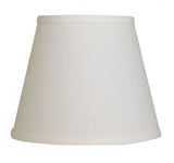 White Linen Empire Lamp Shade