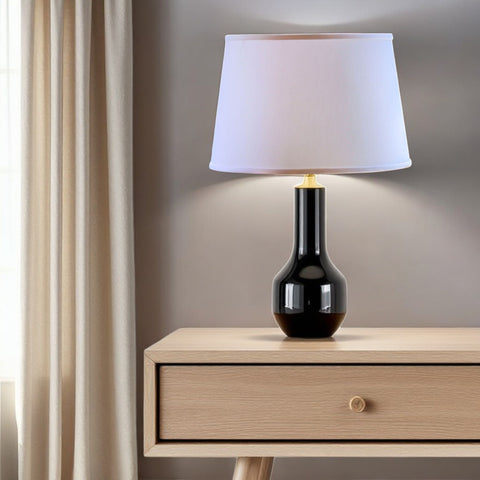 14" White Rounded Empire Slanted No Slub Lampshade