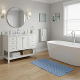40" Blue Bubbles Non Slip Bathtub Mat
